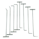 Set aus 8 Dentalhebeln und Dental-Picks für Molaren